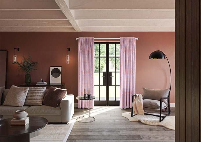 Bamboo Candy, Red Lilac - Made To Measure Curtains - Image 14